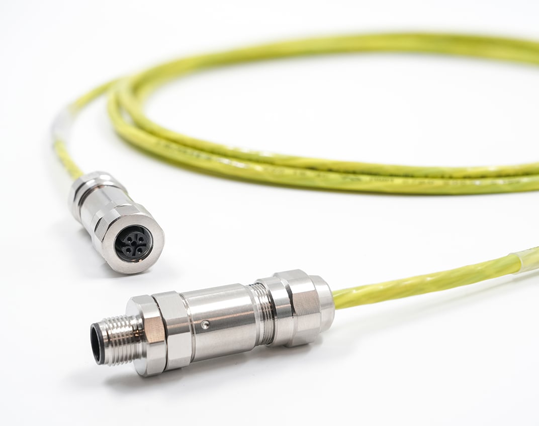 Chem-Gard® Extreme Duty Stainless Steel M12 DC Micro Quick-Connex™